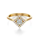 Pierścionek zaręczynowy z diamentami AJPZ_077